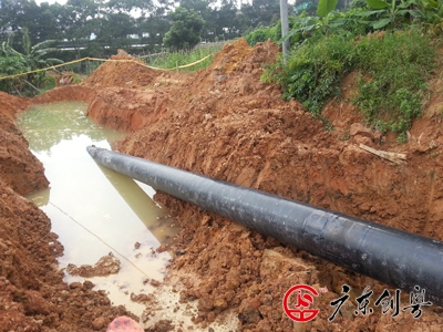 燃氣管道安裝工程施工現(xiàn)場